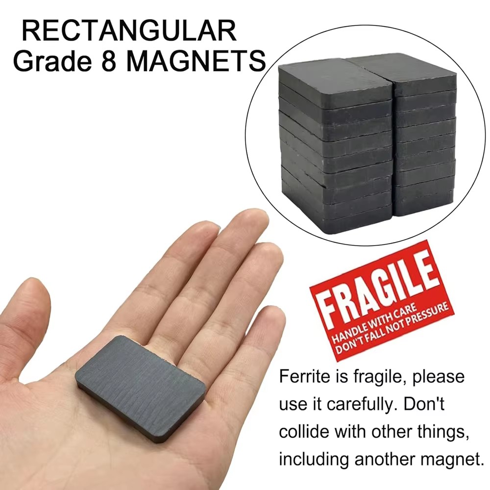 8/12pcs Ferrite Ceramic Blocks - огляд і ціна Science And Hobby