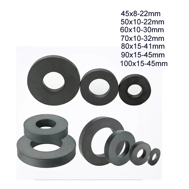 D45-100mm Ferrite Ring Magnet  - огляд і ціна Science And Hobby