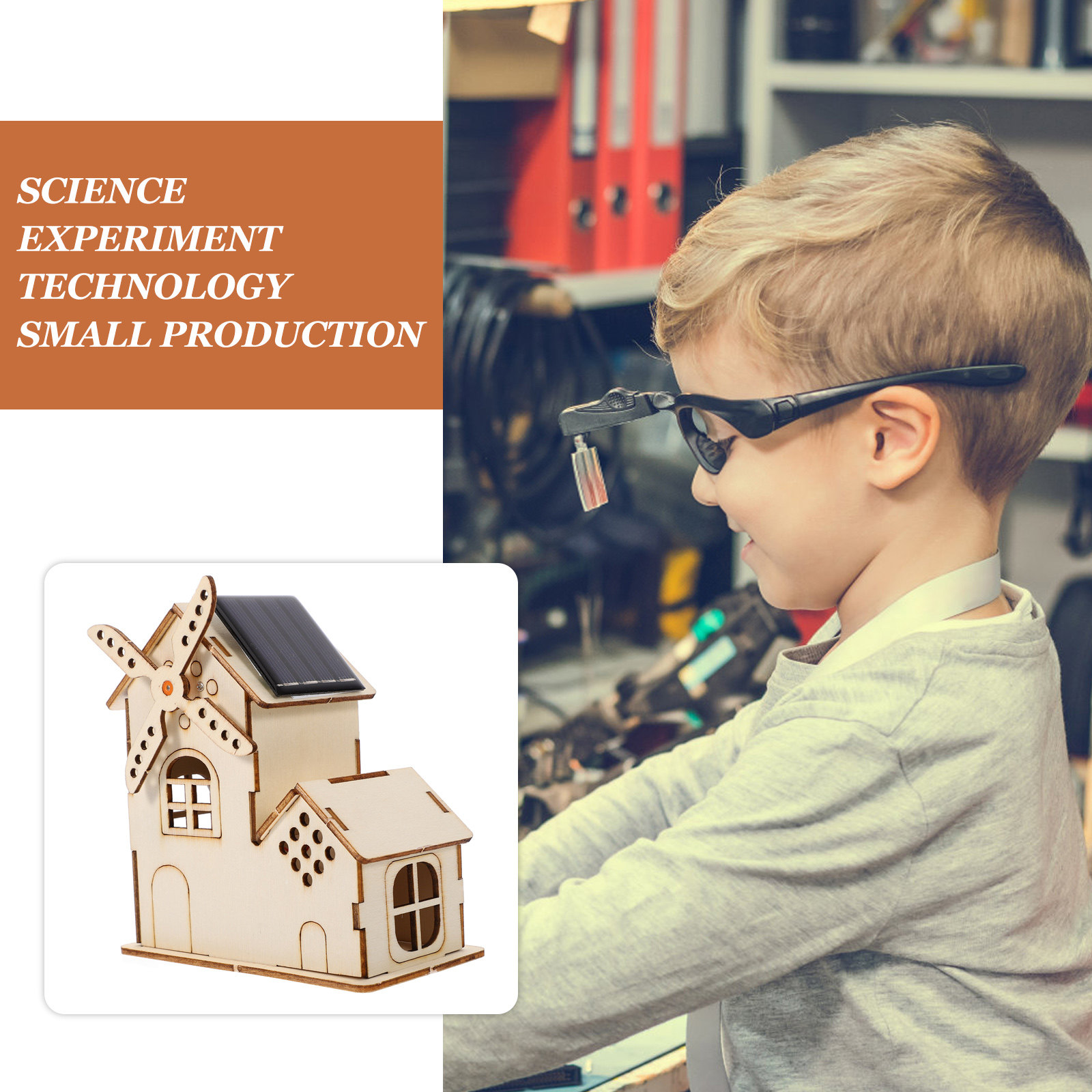 1Set Solar Windmill Assembly S - огляд і ціна Science Project Kit
