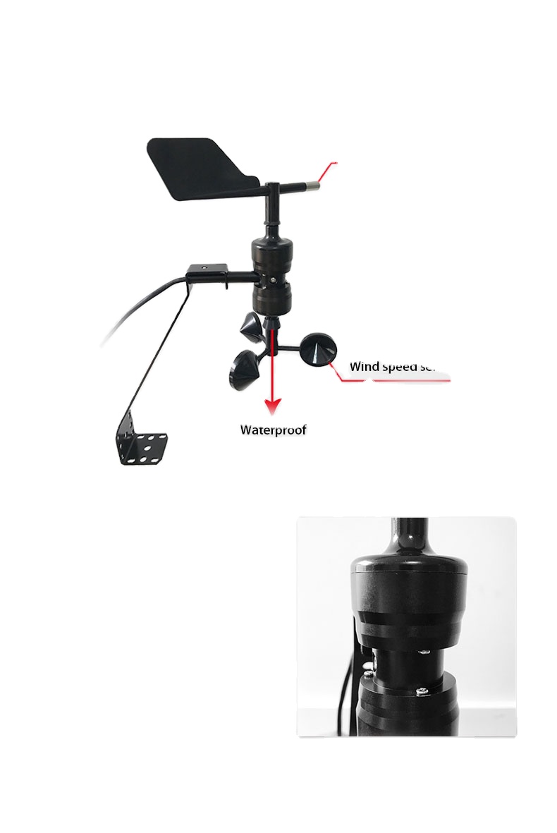 RS485 Modbus 4-20mA 0-5V Meteo - огляд і ціна Anemometer Wind Speed